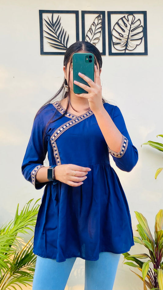 Royal Blue Top